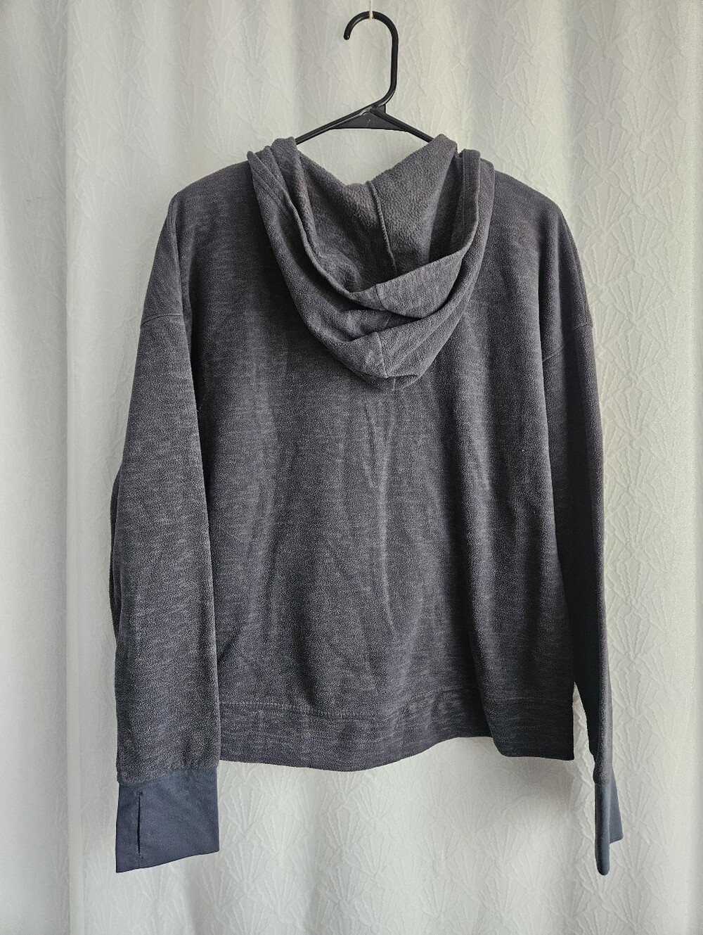 Old Navy Gray Fleece Pullover Hoodie Size Large - Picture 4 of 7